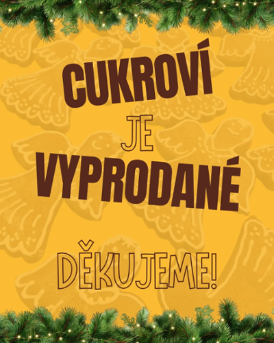 VYPRODÁNO. Spustili jsme objednávky vánočního cukroví