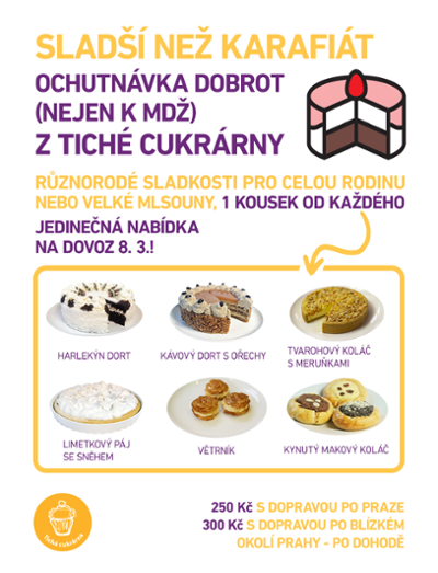 Ochutnávka dobrot z Tiché cukrárny