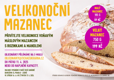 Velikonoční mazance jsou opět tu!